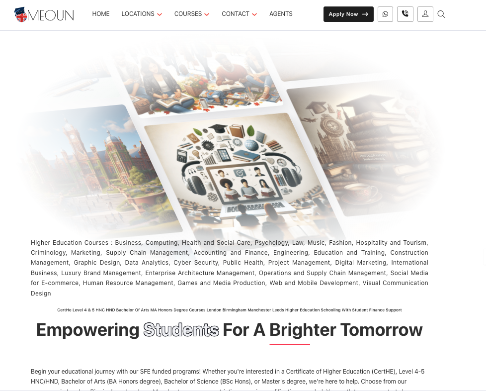 Meoun Education Ltd – EdTech Transformation through AI & Digital Growth