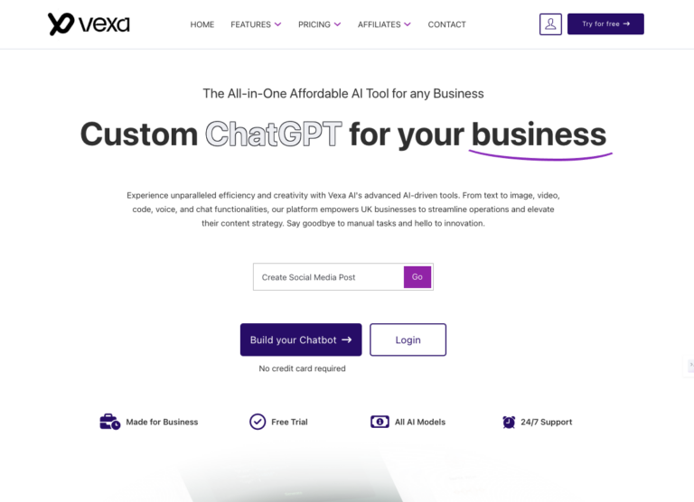 VexaAI – AI-Powered SaaS for Content, Code & Creative Automation