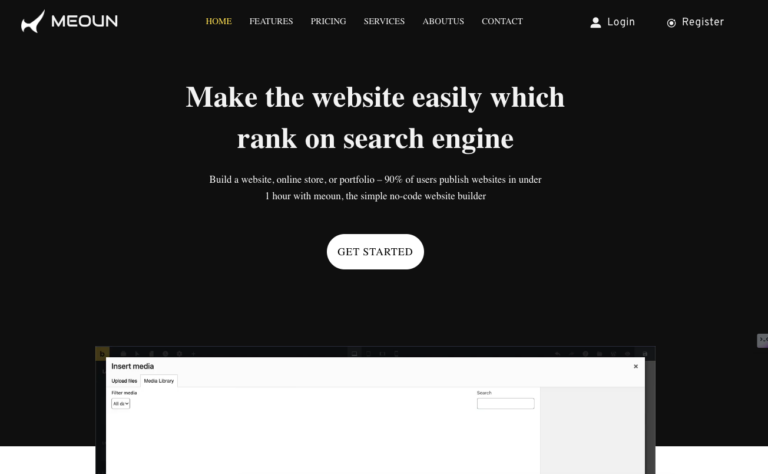 Meoun – Website-as-a-Service (WaaS) Platform