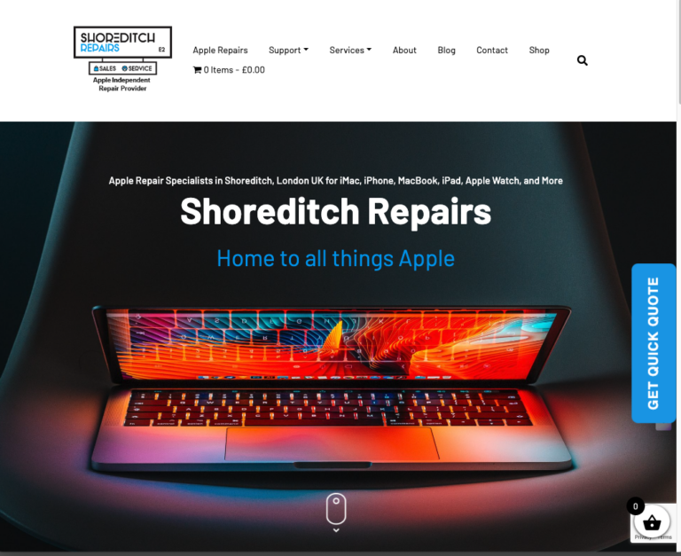ShoreditchRepairs.co.uk – Service-Based SEO & Lead Generation Optimisation